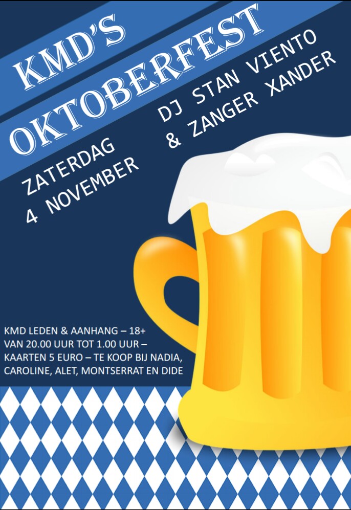 KMD Oktoberfest: koop snel je kaartje!! Op=Op
