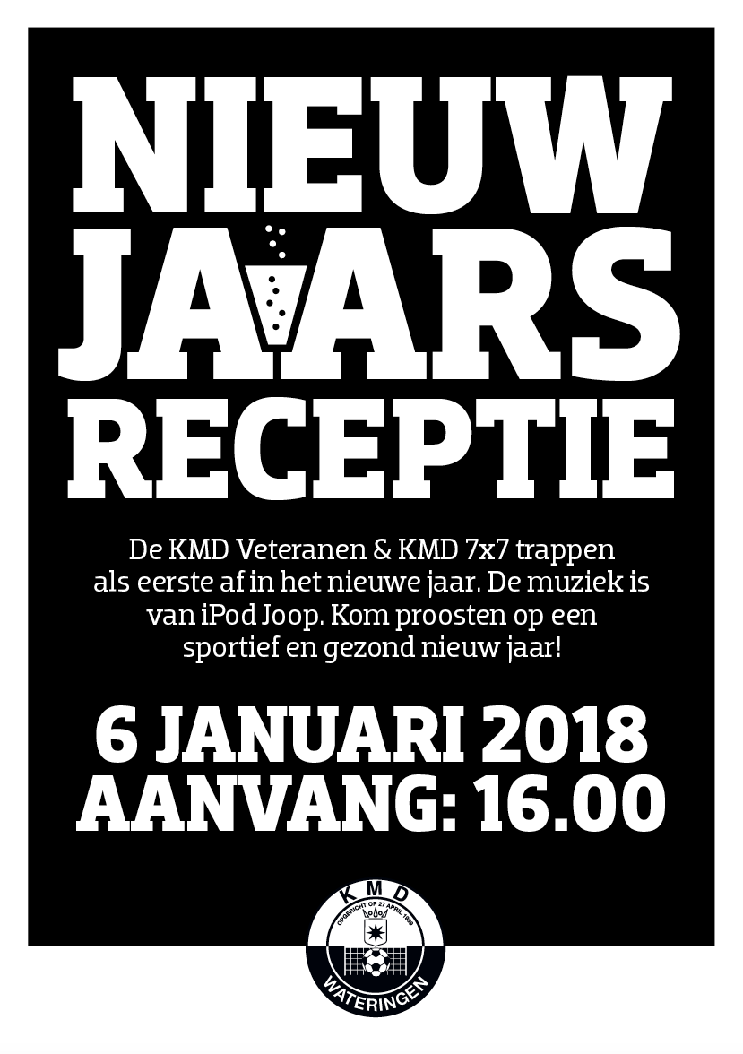 Nieuwjaarsreceptie 6 januari 2018