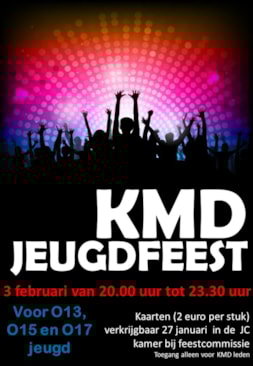 KMD jeugdfeest poster 2018 v