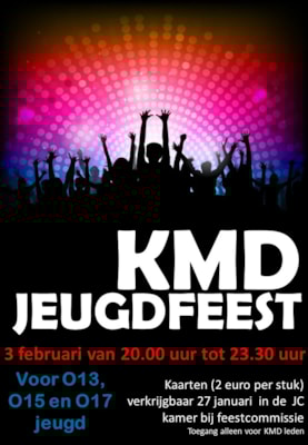 KMD jeugdfeest poster 2018 v