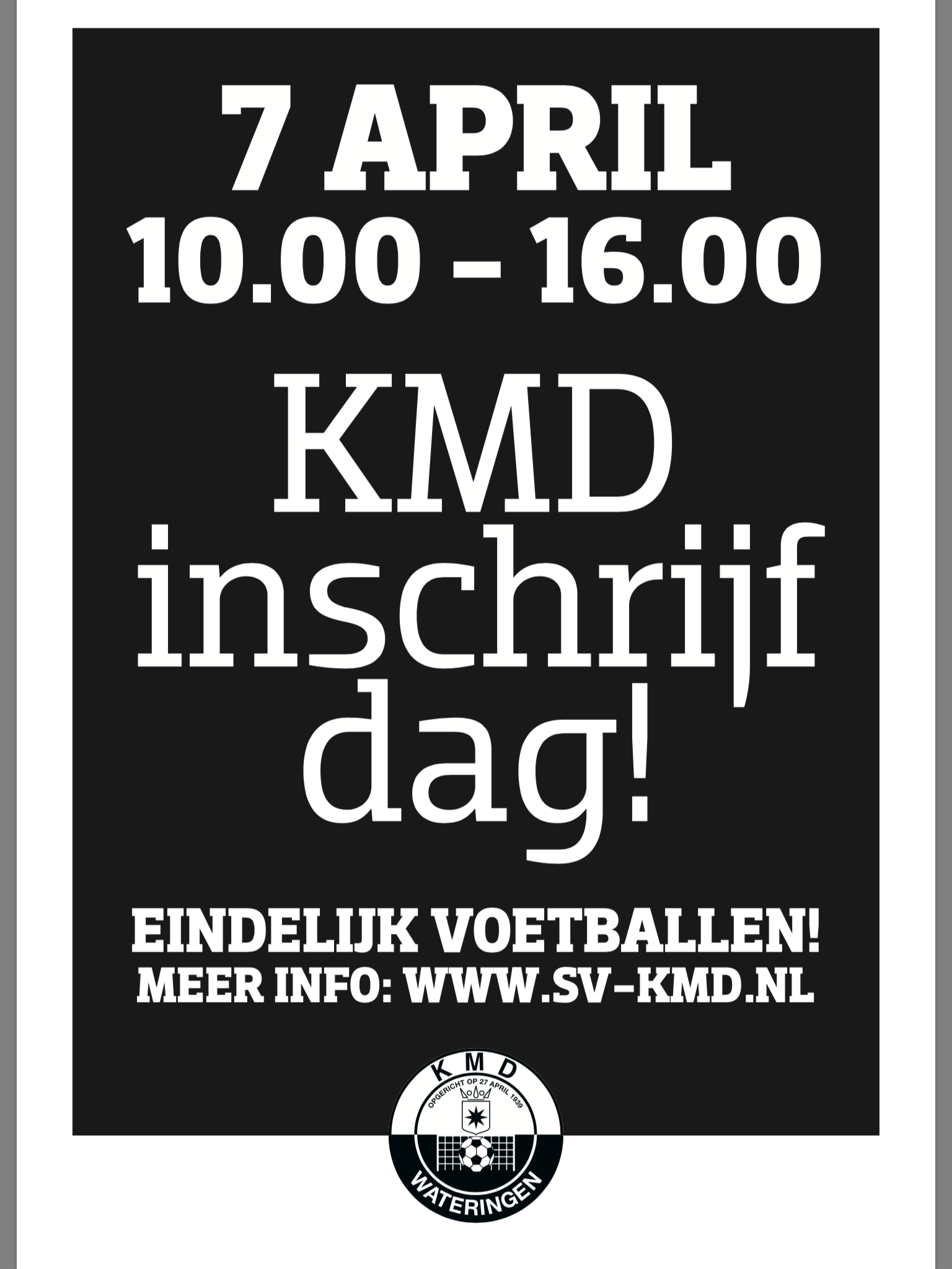 Inschrijfdag nieuwe leden