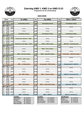 Voorbereiding seizoen 2025-2026 def versie 6